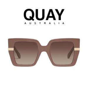 New In Package QUAY Australia NOTORIOUS Oversized Sunglasses. Doe & Gradient